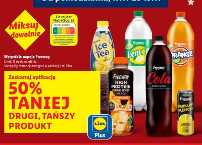 Napoje Freeway Ice Tea cytrynowa promocja w Lidl