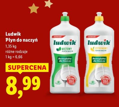 Płyn do naczyń różne rodzaje 1,35 kg promocja w Lidl