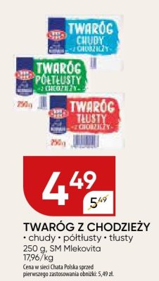 Twaróg z chodzieży chudy, półtłusty, tłusty promocja w Chata Polska