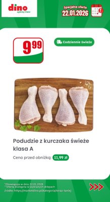 Podudzie z kurczaka świeże klasa A promocja w Dino