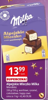 Alpejskie Mleczko Milka promocja w Leclerc