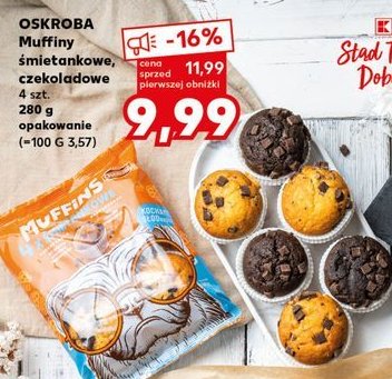 Muffinki czekoladowe Oskroba promocja