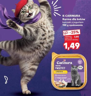 Karma dla kotów kurczak z jogurtem promocja w Kaufland