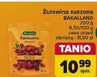 Zurawina suszona Bakalland promocja