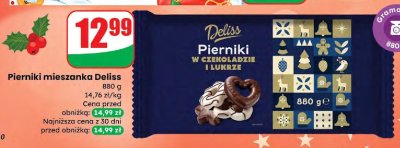 Pierniki w czekoladzie i lukrze  promocja w Dino