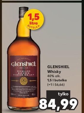 Whisky Glenshiel promocja