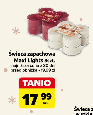 Podgrzewacze zapachowe maxi winter spices Bolsius promocja w Carrefour