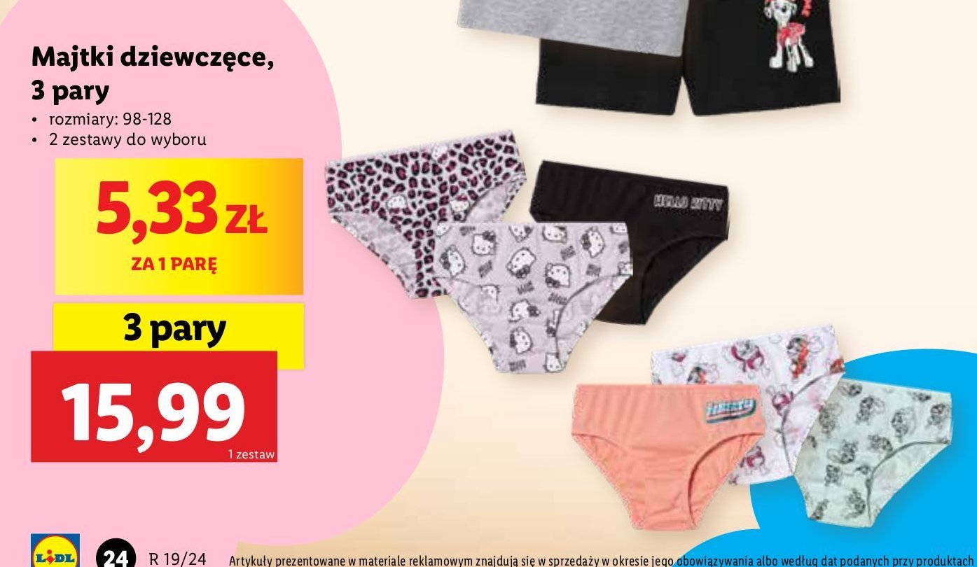 Majtki dziewcz臋ce 98-128 promocja