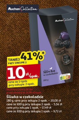 Śliwka w czekoladzie Auchan Collection promocja w Auchan