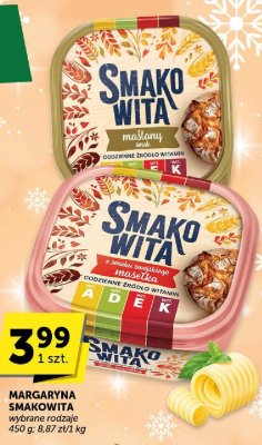 Margaryna Smakowita wybrane rodzaje promocja w Groszek