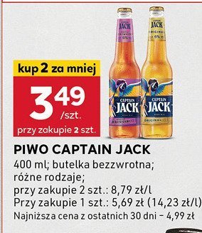 Piwo CAPTAIN JACK promocja w Stokrotka
