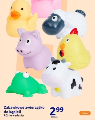 Zabawkowe zwierzątko do kąpieli, różne warianty promocja w Action