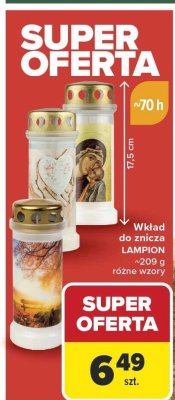 Wkład do znicza Lampion Carrefour promocja
