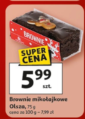 Brownie mikołajkowe Olsza promocja