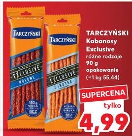 Kabanosy wołowe Tarczyński exclusive promocja
