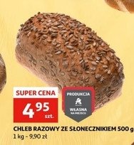 Chleb razowy ze słonecznikiem promocja