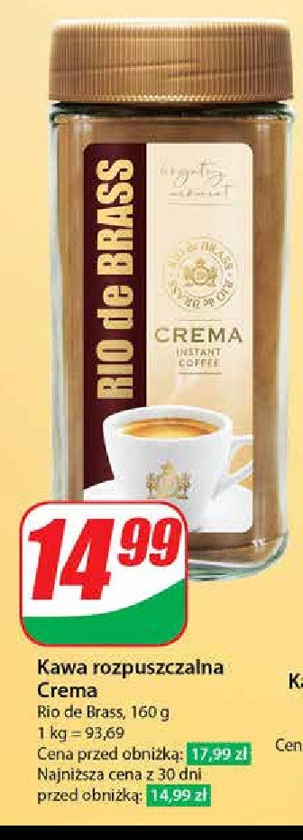 Kawa Rio de brass crema promocja