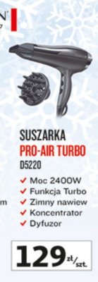 Suszarka Pro-Air Turbo D5220 Remington promocja w Auchan