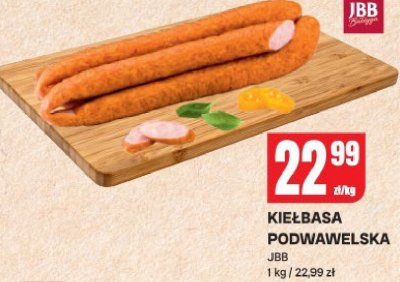 Kiełbasa podwawelska JBB promocja w Chorten