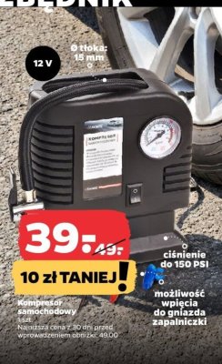 Kompresor samochodowy promocja w Netto