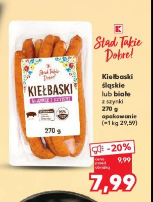 Kie艂baski 艣l膮skie z szynki K-classic st膮d takie dobre! promocja