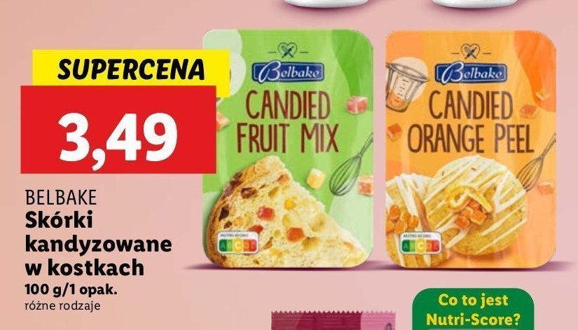 Skórka pomarańczowa kandyzowana Belbake promocja