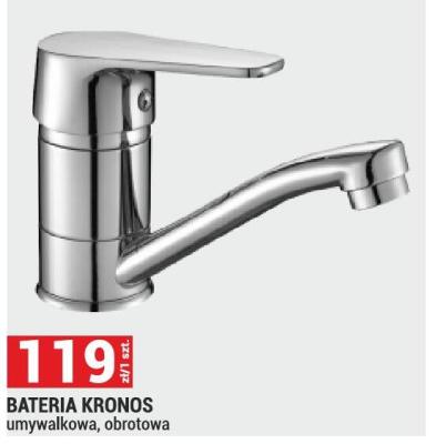 Bateria KRONOS umywalkowa obrotowa promocja w Merkury Market