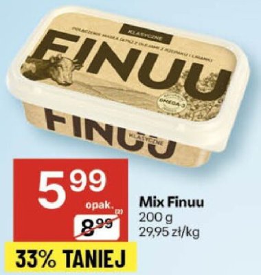Miks tłuszczowy Finuu promocja w Delikatesy Centrum