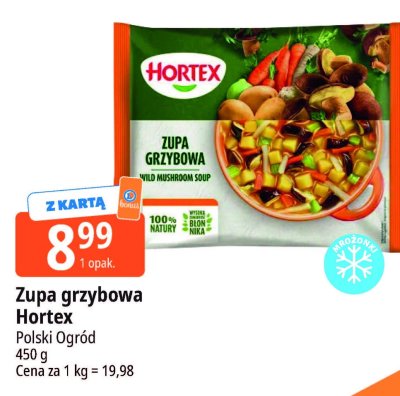 Zupa grzybowa Hortex Polski Ogród promocja w Leclerc