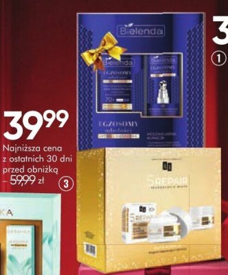Zestaw kosmetyków BIELENDA EGZOSOMY MŁODOŚCI 70+ promocja w Super-Pharm