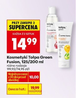 Kosmetyki Tołpa Green Fusion, 125/200 ml różne rodzaje promocja w Biedronka