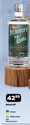 Wódka Nemiroff promocja w Netto
