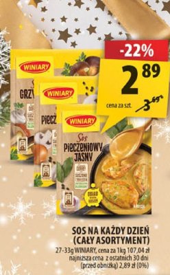 Sos na każdy dzień Winiary (cały asortyment) promocja w Arhelan