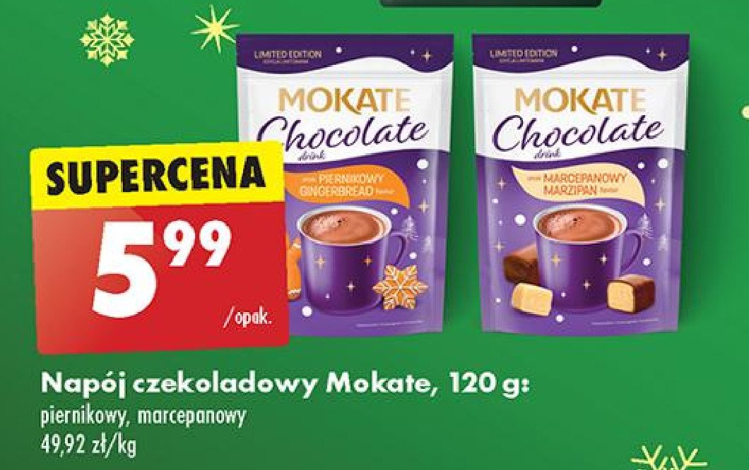 Napój czekoladowy piernikowy Mokate promocja