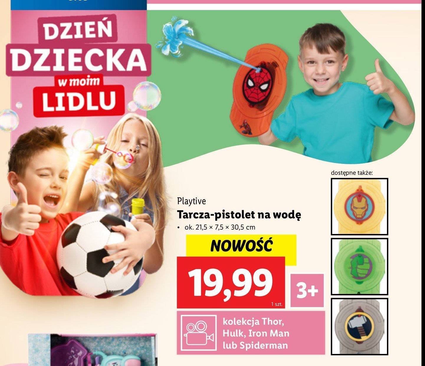 Tarcza pistolet na wod臋 Playtive promocja