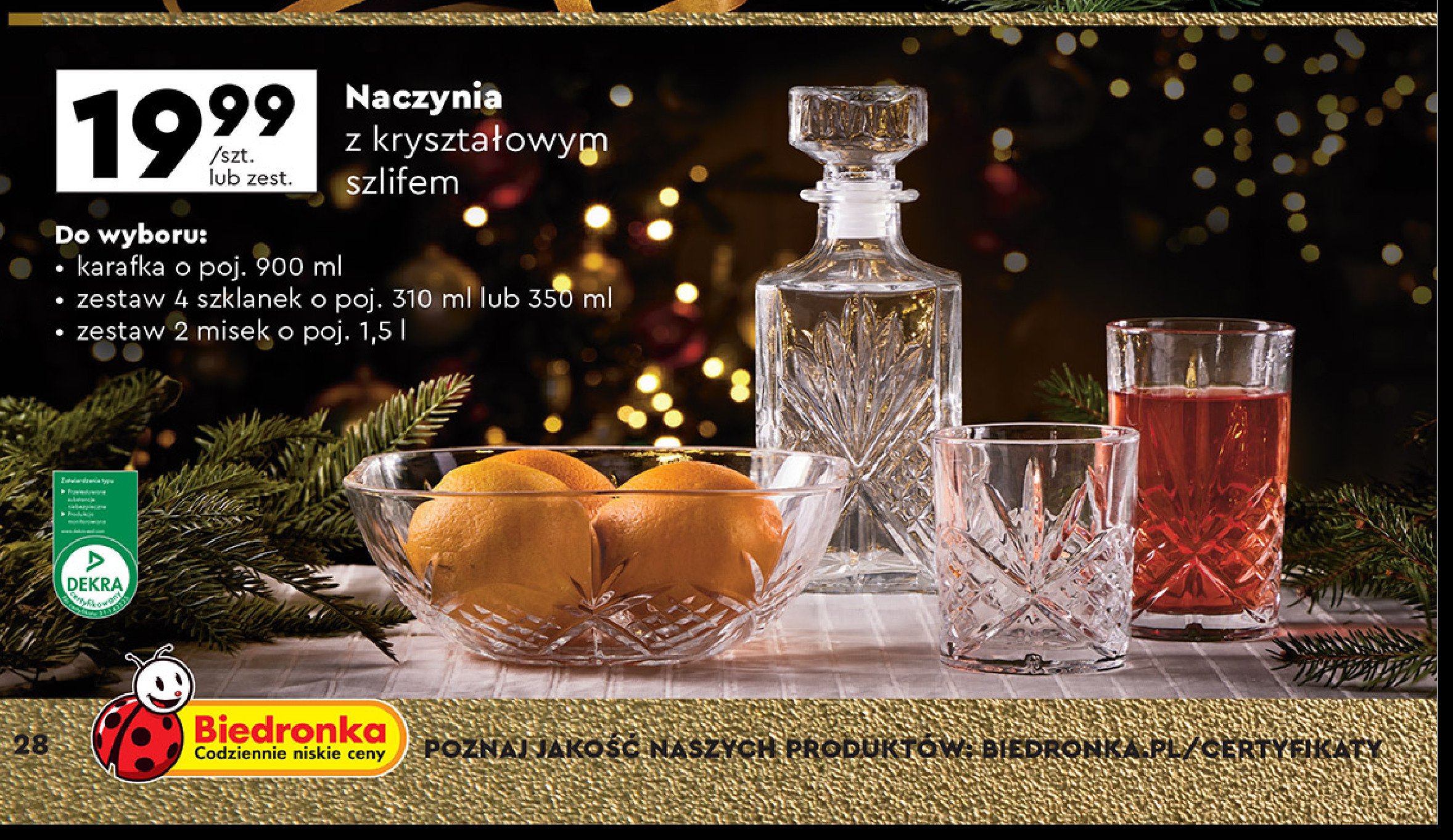 Szklanki 350 ml Smukee vintage promocja