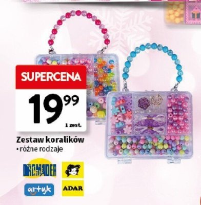 Zestaw koralików różne rodzaje promocja w Intermarche