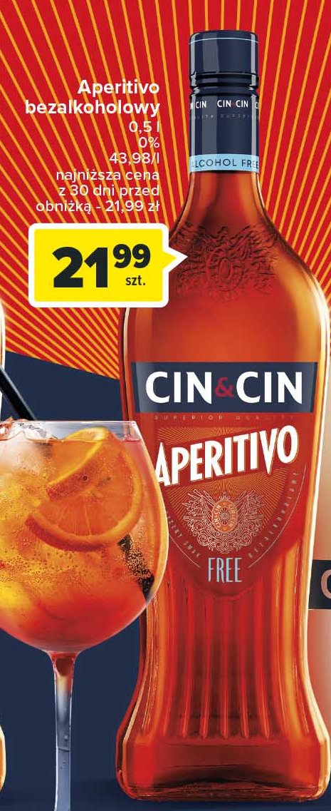Vermouth Cin&cin aperitivo free promocja