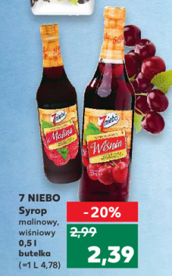 Syrop malinowy 7niebo promocja