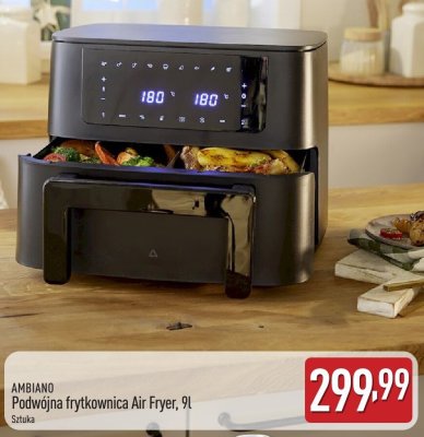 Podwójna frytkownica Air Fryer Ambiano promocja w Aldi