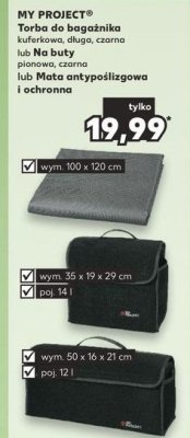 Torba do bagażnika na buty 14 l K-classic myproject promocja