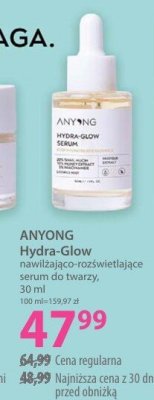 Serum ANYONG Hydra-Glow rozświetlająco-wygładzające do twarzy 30 ml promocja w Hebe
