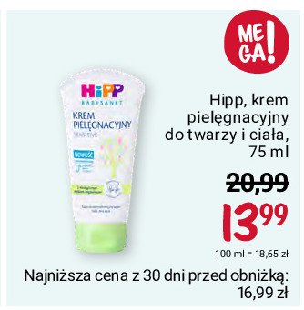 Krem piel臋gnacyjny Hipp promocja