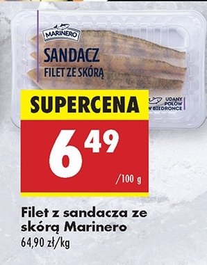 Sandacz filety ze skórą Marinero promocja