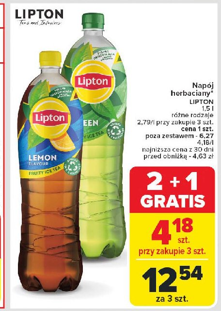 Herbata mrożona lemon Lipton ice tea promocja