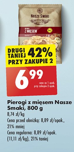 Pierogi z mięsem Nasze smaki promocja