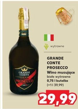 Wino GRANDE CONTE PROSECCO EXTRA DRY promocja