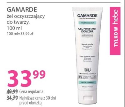 Żel oczyszczający do twarzy promocja w Hebe