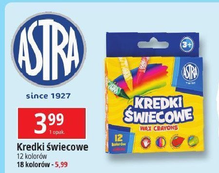 Kredki świecowe Astra promocja