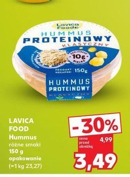 Hummus proteinowy klasyczny LAVICA FOOD* promocja